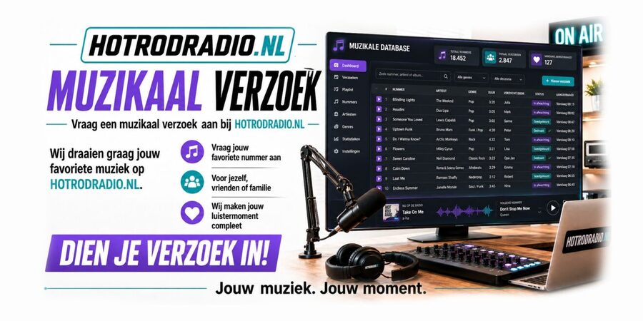 HotrodRadio verzoekjes pagina: